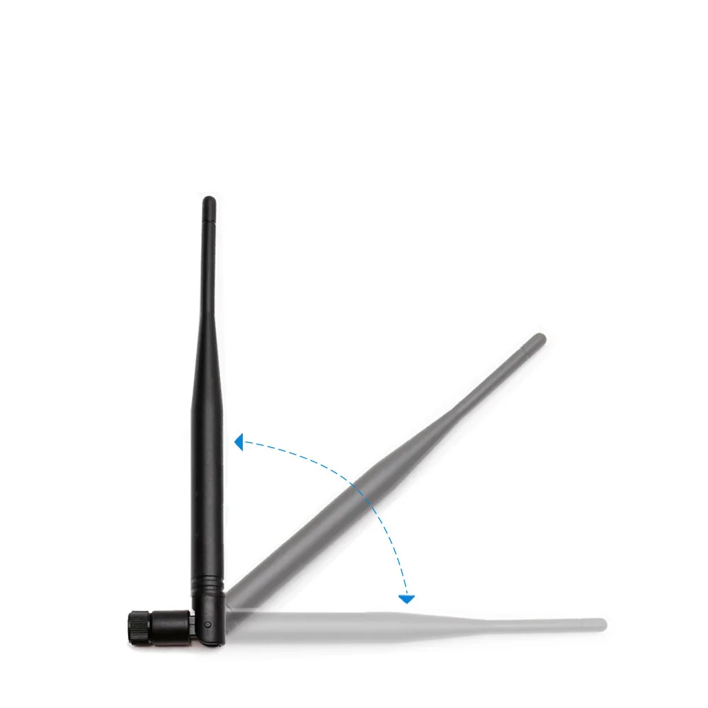 2 SZT. Antena 433MHz 6dBi SMA Męski 423-433MHz Wszechkierunkowa Składana Antena do Bezprzewodowego Modułu Transmisji Danych — zdjęcie produktu 4