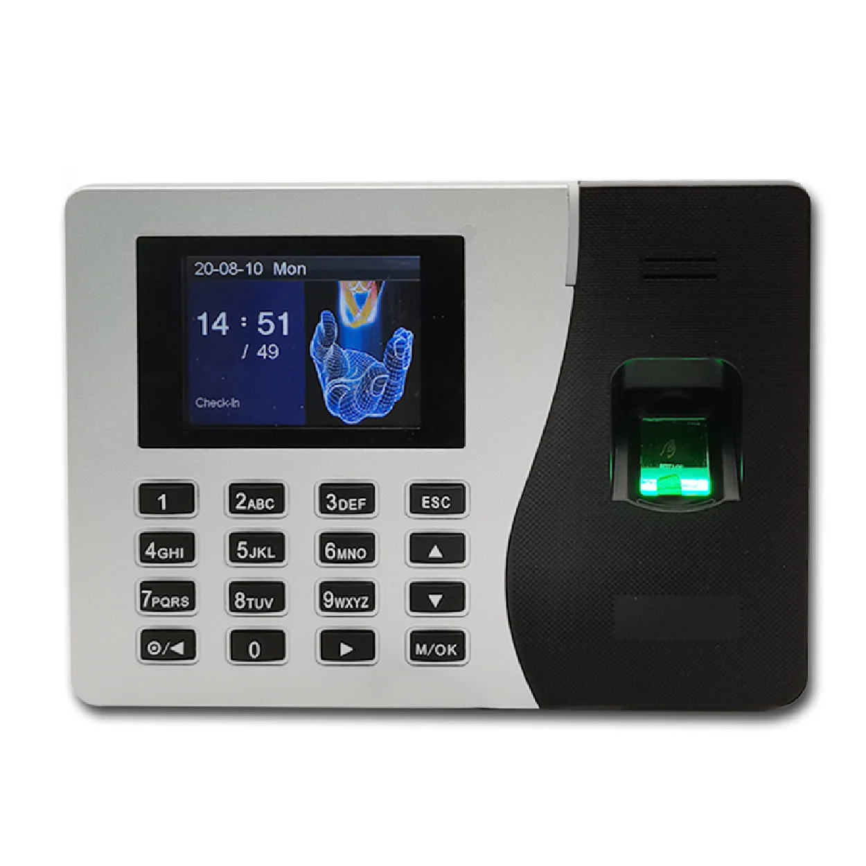 Biometric Time & Attendance System with USB TCP/IP Freeware & SDK Fingerprint Employee Logger Clock