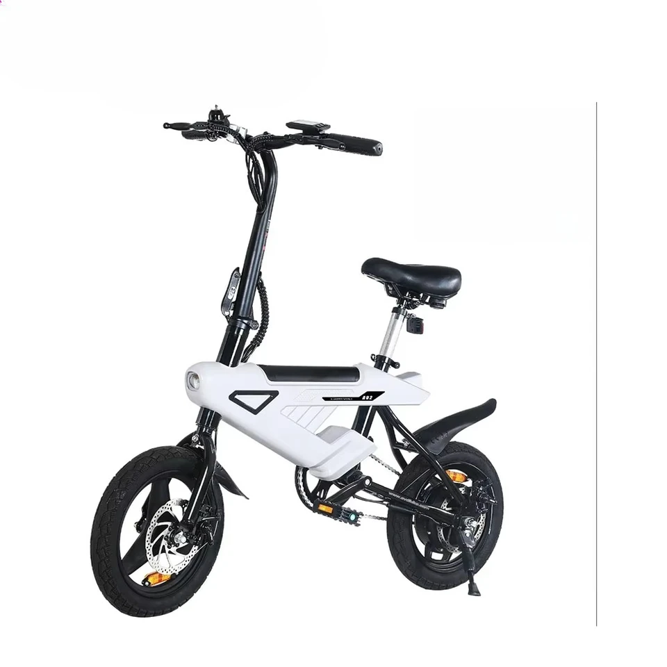 A02 Electric Folding Bike With 250W Motor 14inch Wheels 36V 6.4Ah Battery Kids Ebike image 6
