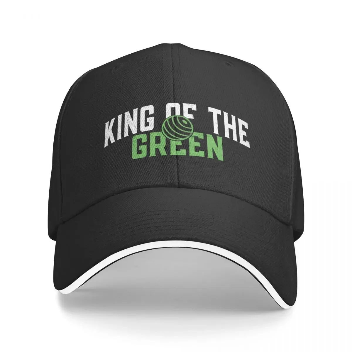 King Of The Green - Lawn Green Bowls Player Baseball Cap Custom Cap Mountaineering Men's Baseball Women's