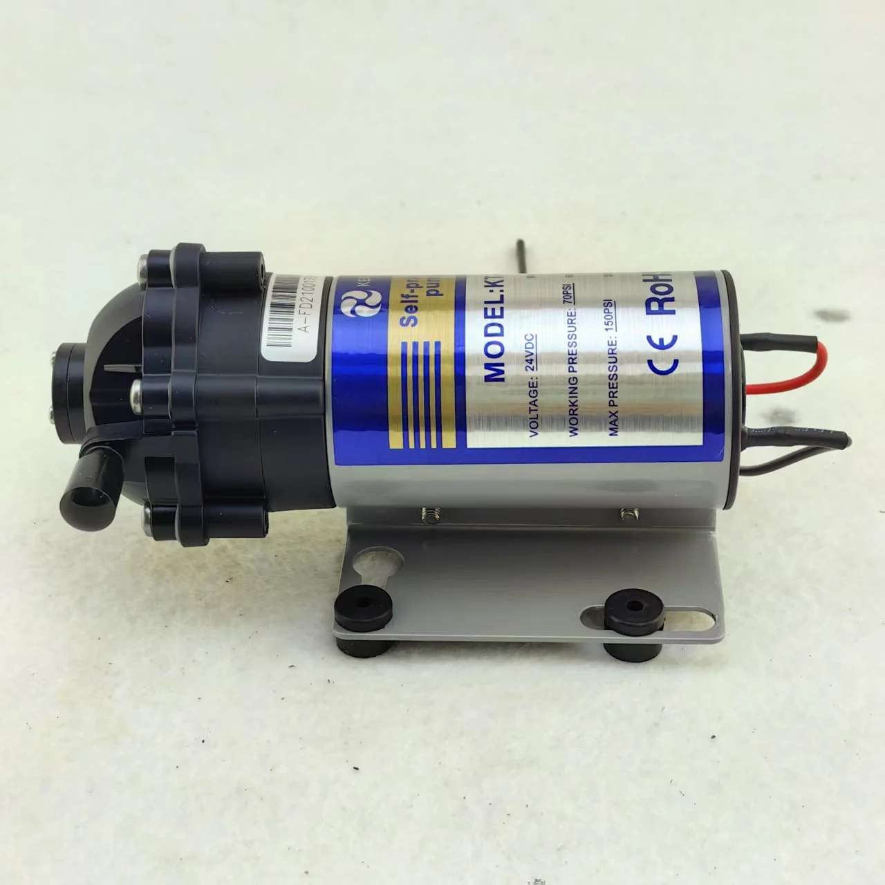 1pcs 75G suction booster pump water purifier water pump pure water machine diaphragm pump 24V mute for Reverse Osmosis System