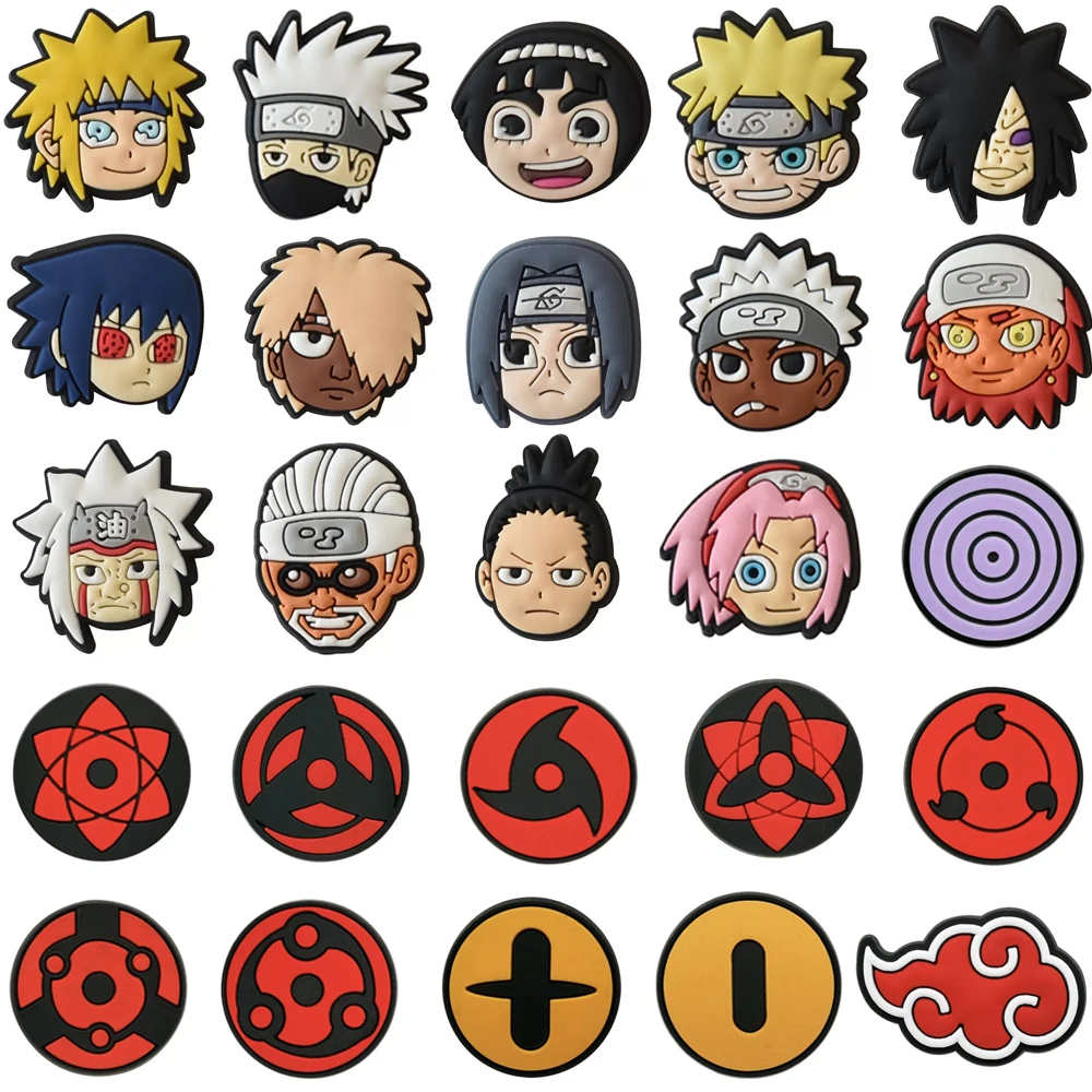 11-25 قطعة اليابانية الشهيرة أنيمي الأحذية السحر الكرتون إكسسوارات أحذية زينة مشبك صالح تسد صندل معصمه هدايا الاطفال