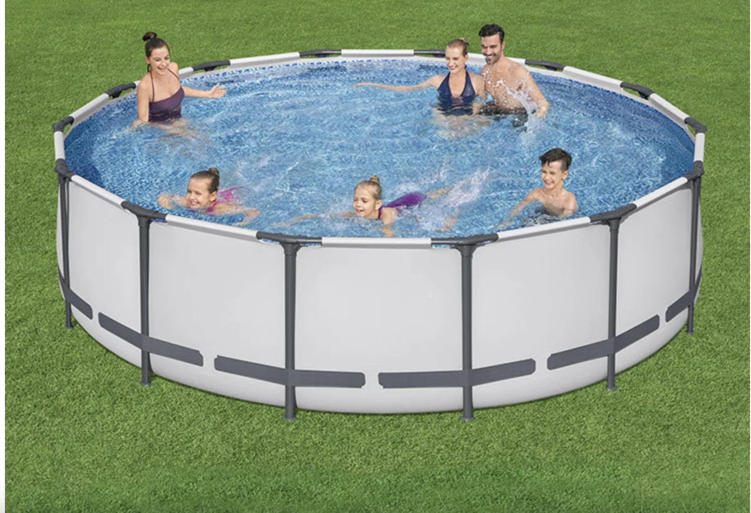 Outdoor Garden Large Family Frame Swimming Pool For Adults 3.05mx76cm(10FTX30IN)