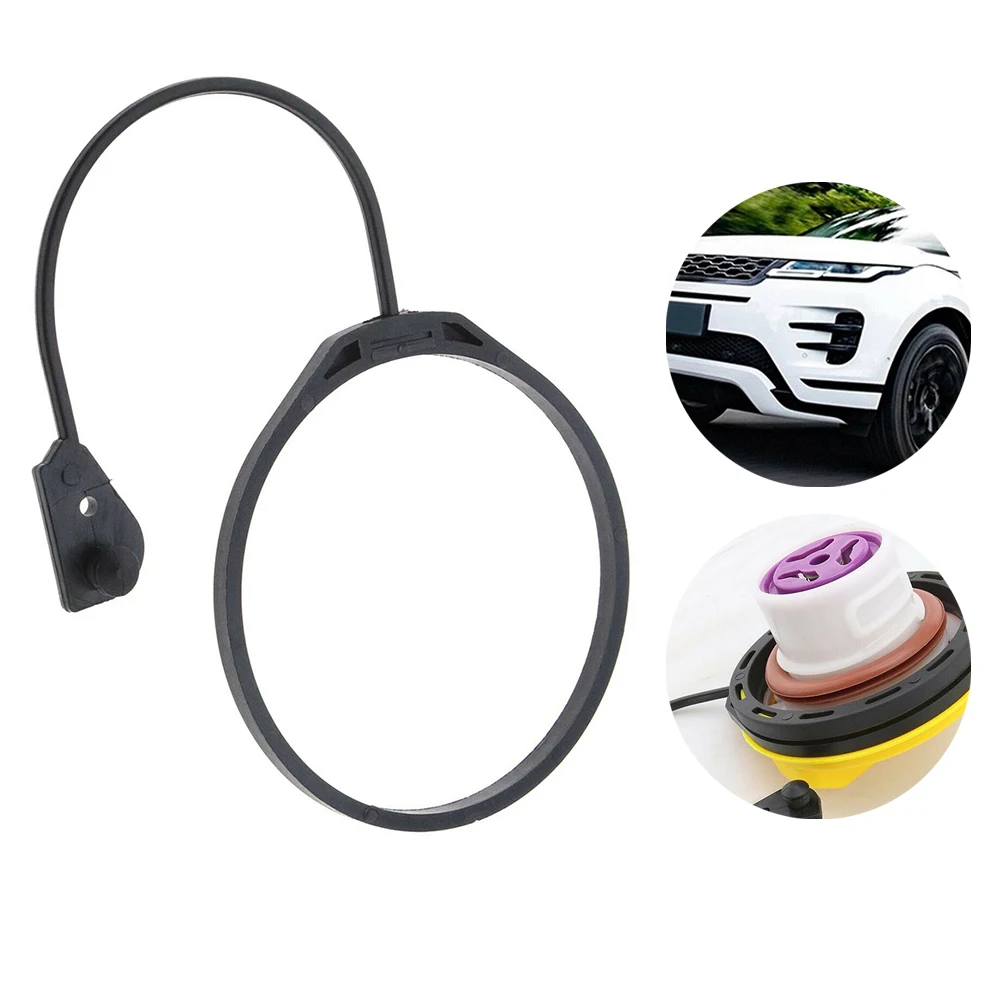 Tether Fuel Tank Cap Rope Replacement Rubber Black LR053665 LR053666 Parts For Land Rover Discovery 16-20 Practical