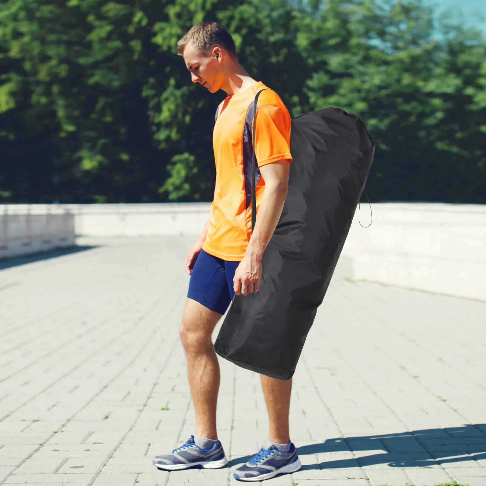 

Baby Stroller Storage Bag Large Nylon Travel Cover for Airplane Gate Check Double Stroller Travel Bag with Straps