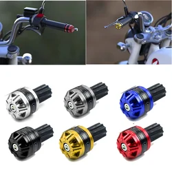 2PCS Motorcycle Handle Bar Ends Grips Moto CNC Metal Handlebar Counterweight Plug Slider Motor Bike Grips Dirt Bike Accessories