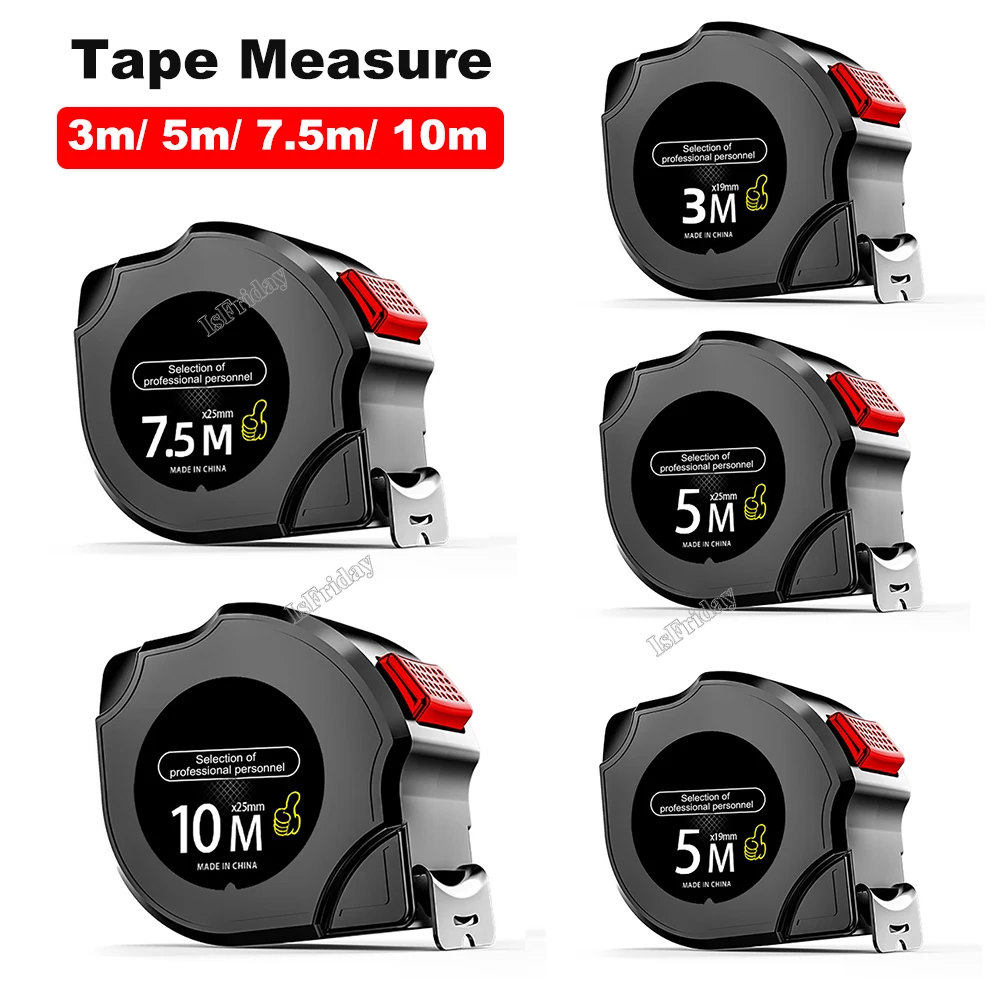 

3/5/7.5/10m Portable Tape Measure Steel Tape Measure Nylon Resistance To Fall Waterproof Distance Measuring Tape Measuring Tools