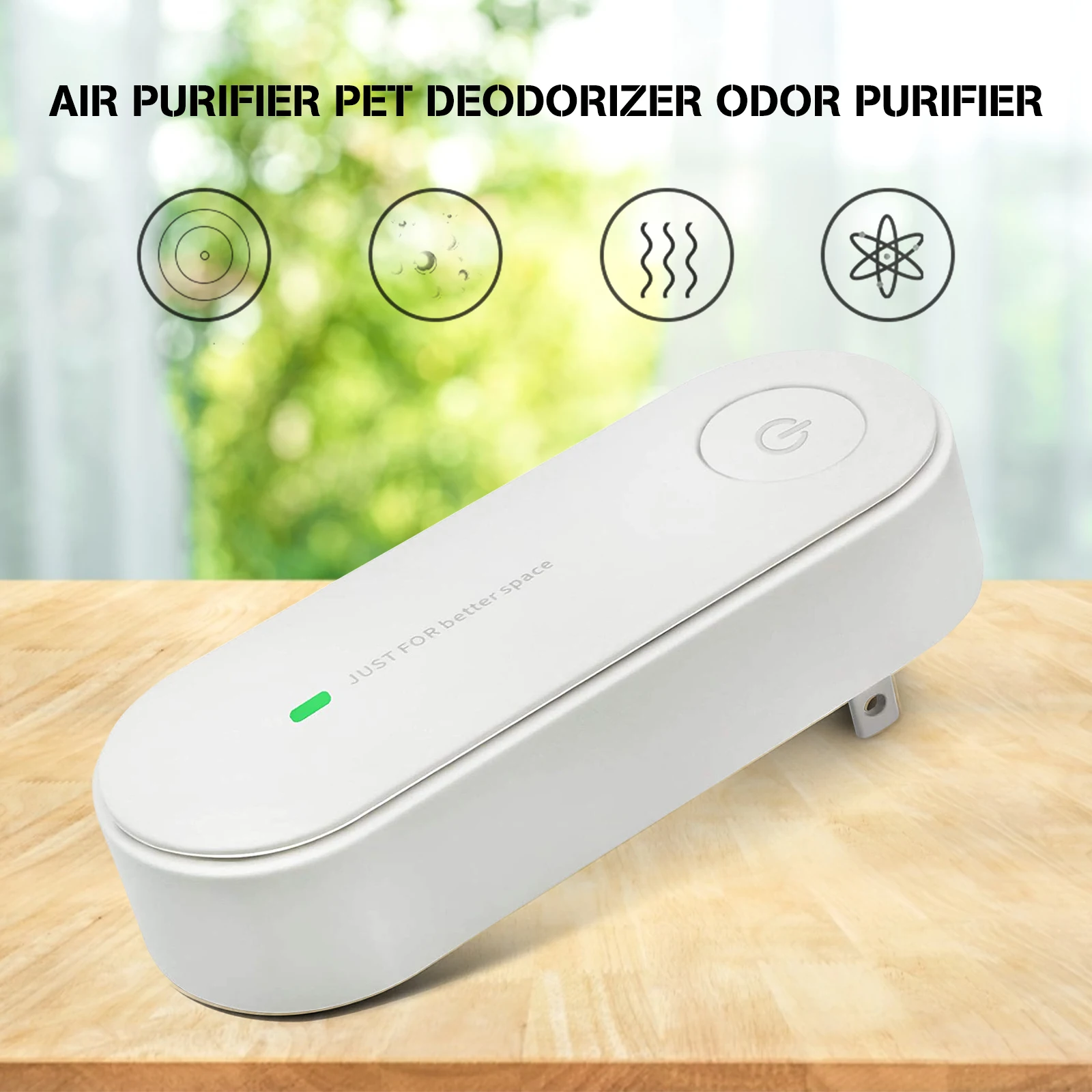 Purificador de aire inteligente para mascotas, desodorizador de olores de cocina, eliminación de humo, productos para el hogar