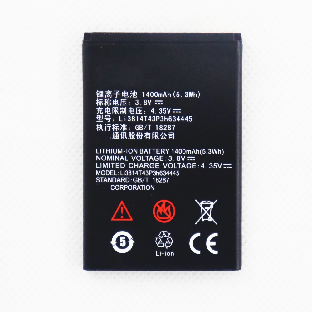 2022 Year Original Li3814T43P3h634445 1400mAh Battery for ZTE Blade L110 A112 V815W Bateria Accessories