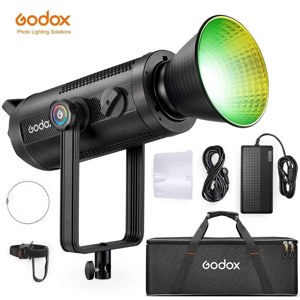 

Godox SZ300R 330W Zoom RGBWW LED Video Light Bowens Mount for Photography Studio Accessories Live 2500-10000K light body control