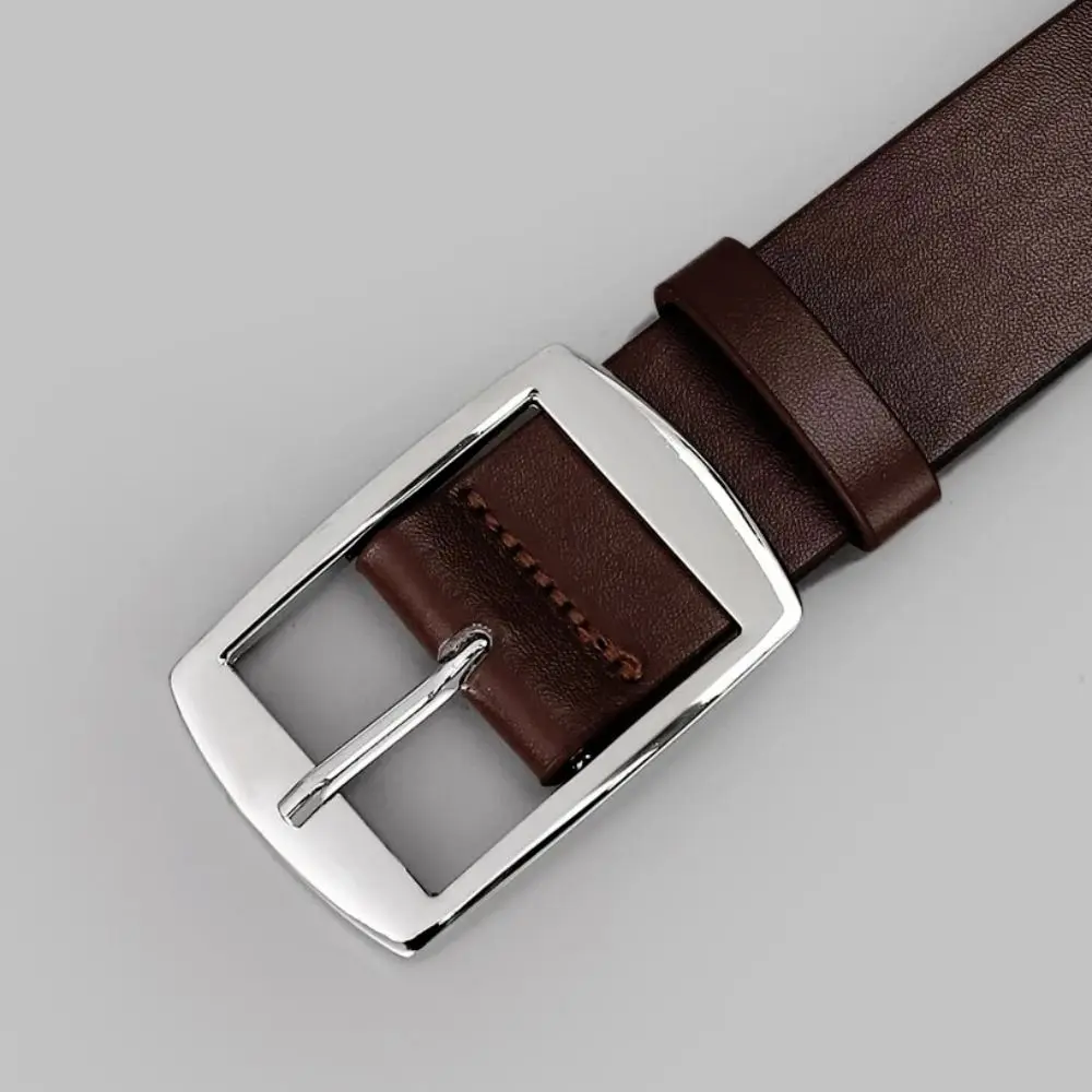 Neue Luxus Gürtel für Männer PU Leder Gürtel Metall Pin Schnalle Hohe Qualität Berühmte Marke Designer Hüftgurt Gürtel für Jeans Männer Gürtel – Detail 5