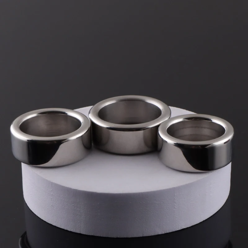 Stainless Steel Penis Glans Ring Metal Cock Head Ring Male Erection Ring Sex Toys for Man Delay Ejaculation Foreskin Separate 18