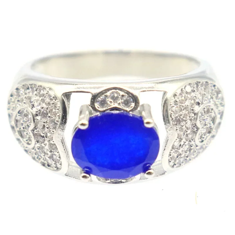 Pierścionki ze srebra próby 925, 5g, z możliwością personalizacji, z zielonym perydotem, prawdziwym niebieskim szafirem, prawdziwym zielonym szmaragdem, prawdziwym czerwonym rubinem i London Blue.