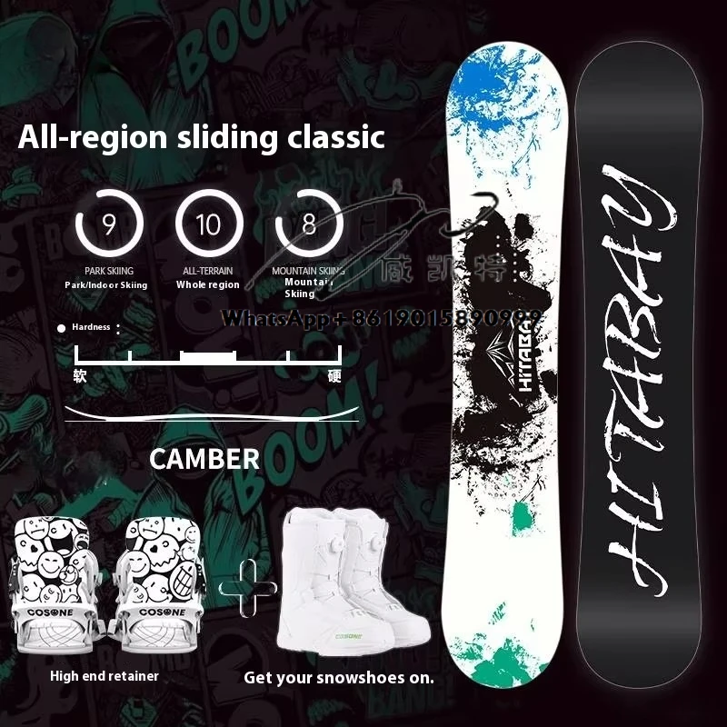 

Factory Wholesale Ski Board Snowboard Carving Snowboards & Skis Winter Outdoor Sports for Adult and Children