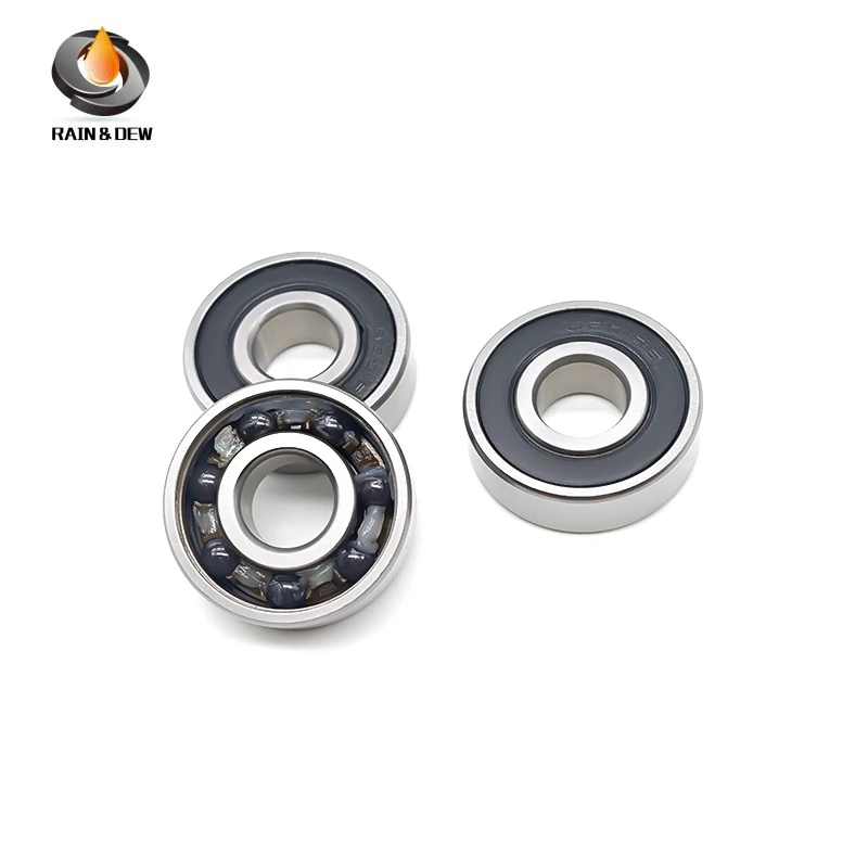1PCS 6201RS CB 12X32X10 mm Hybrid Ceramic Bearing ABEC-7 Industry Motor Spindle 6201 Hybrids Si3N4 Ball Bearings 3NC 6201RS