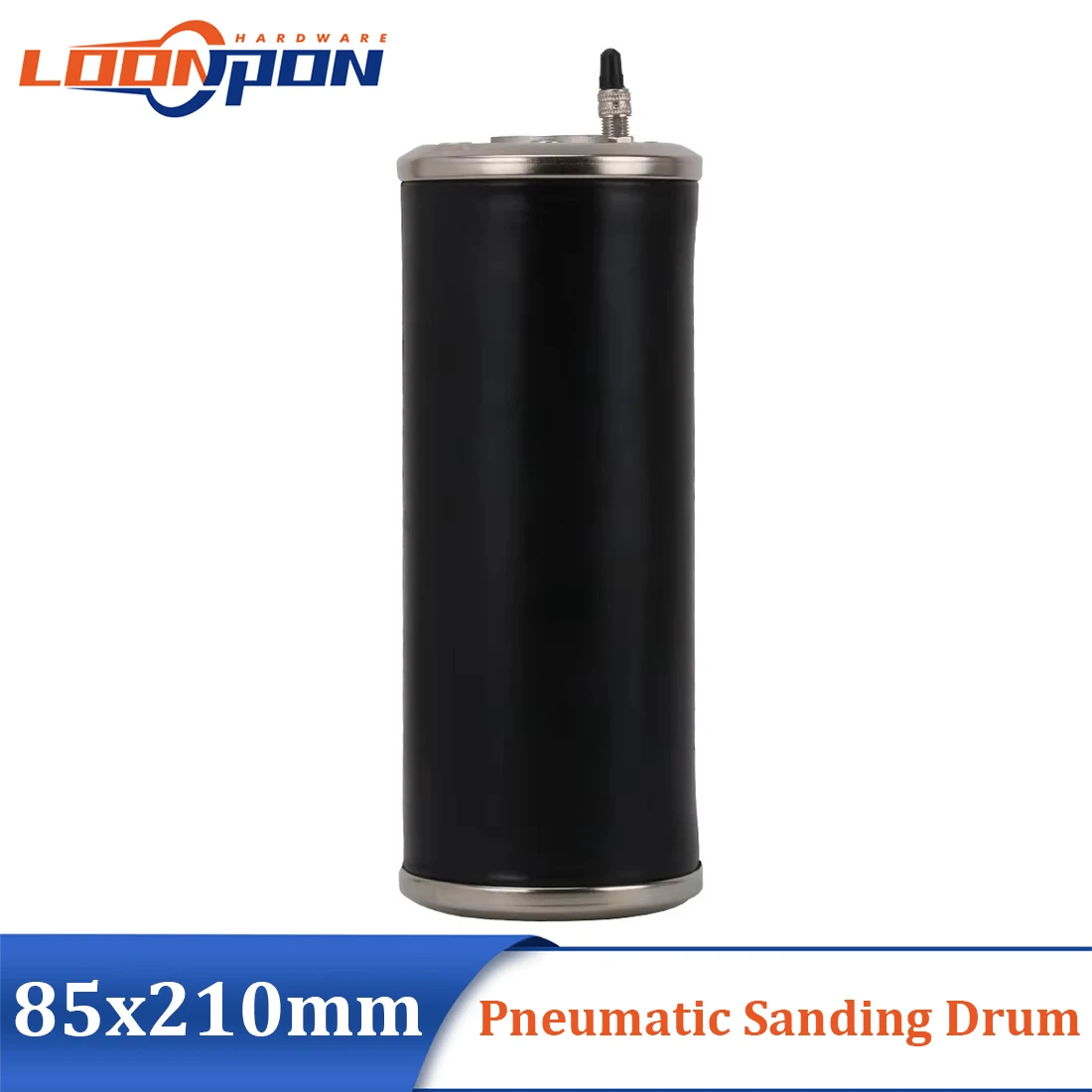 85x210mm Rubber Sleeve Tube Pneumatic Sanding Drum for Polishing Wood Furniture Surface