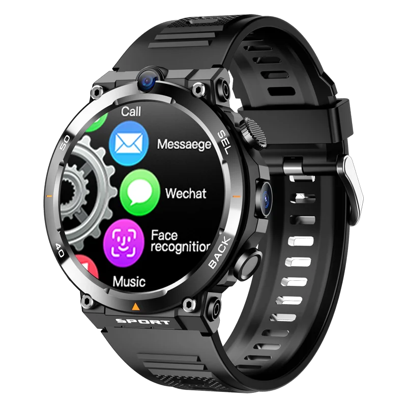 TJXL-Wonlex MT105 4G Android Adolescente e Adultos Relógio de telefone Cartão SIM GPS Rastreamento de frequência cardíaca GPS Relógio inteligente