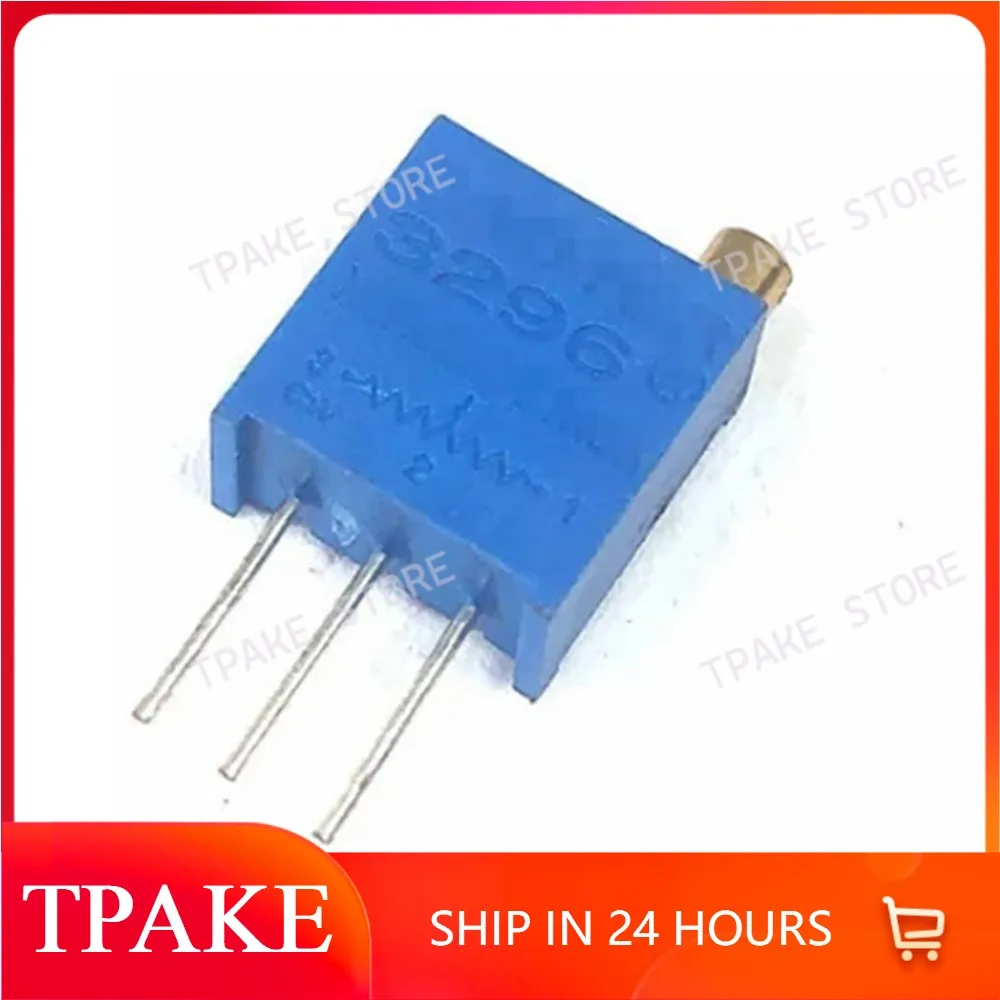 10 peças Potenciômetro Trimpot Trimmer 3296W 1K 2K 5K 10K 20K 50K 100K 200K 500K 1M ohm 50 100 200 500 ohm 103 100R 200R 500R