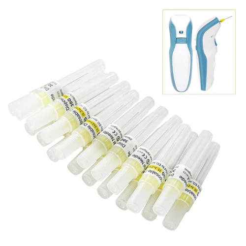 Agujas de bolígrafo de Plasma de 0,3x21mm, agujas de repuesto para pluma de Plasma para fibroblasto PAA, máquina de belleza de ozono, agujas para eliminación de topos
