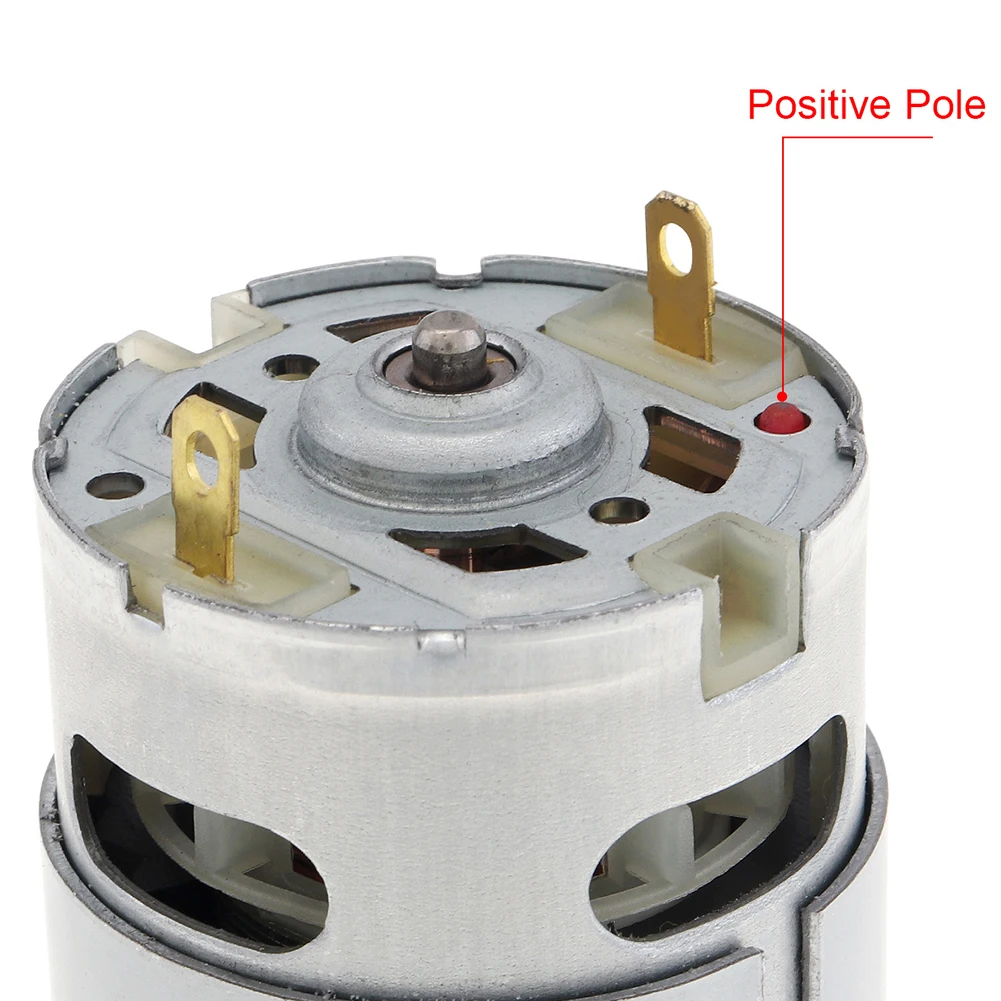 High Power Motor DC Motor Metal Power Tools RS550 With Conical Gear 60-120W Electric Saw Lithium Suitable Workshop Equipment