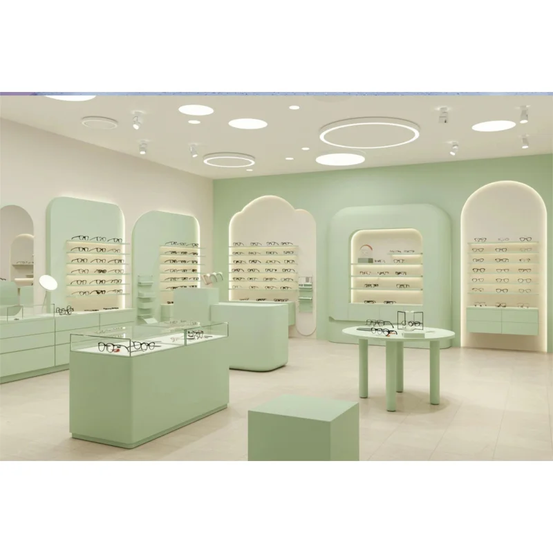 custom.Cosmetic Furniture High End Make up Cosmetics Shop Interior Design Glass showcase Designs in Living Room