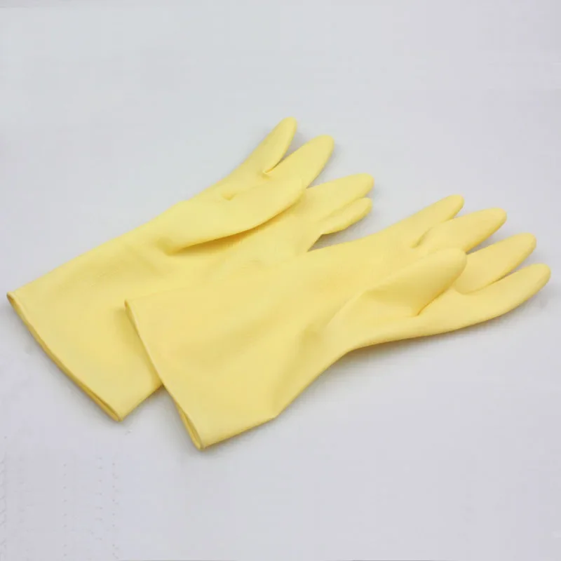 Durable Household Gloves Dish and Laundry Rubber Thickened Cleaning Latex Gloves Acid and Alkali Resistant Good Quality Gloves