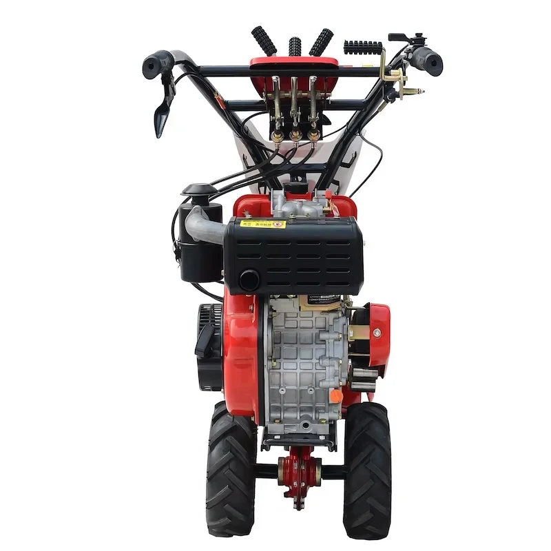 170 Gasoline hand starter Micro-tillage machine soil pastoral agricultural rotary tiller ridge grass film cultivation machine