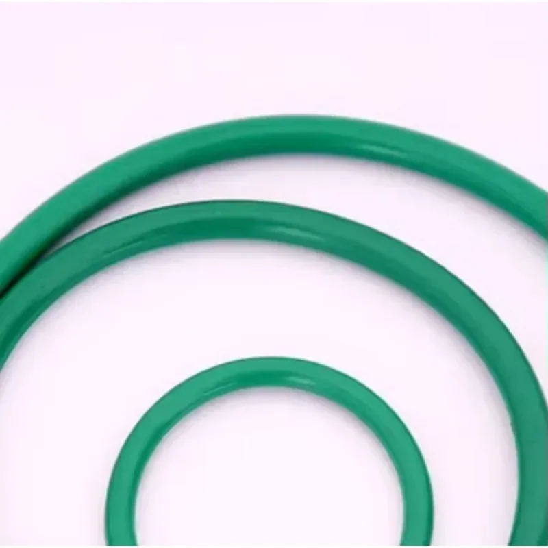 

ogDliGNH 8pcs 4mm wire diameter green fluorine rubber O-ring rings waterproof insulation rubber band 56mm-61mm outer diameter