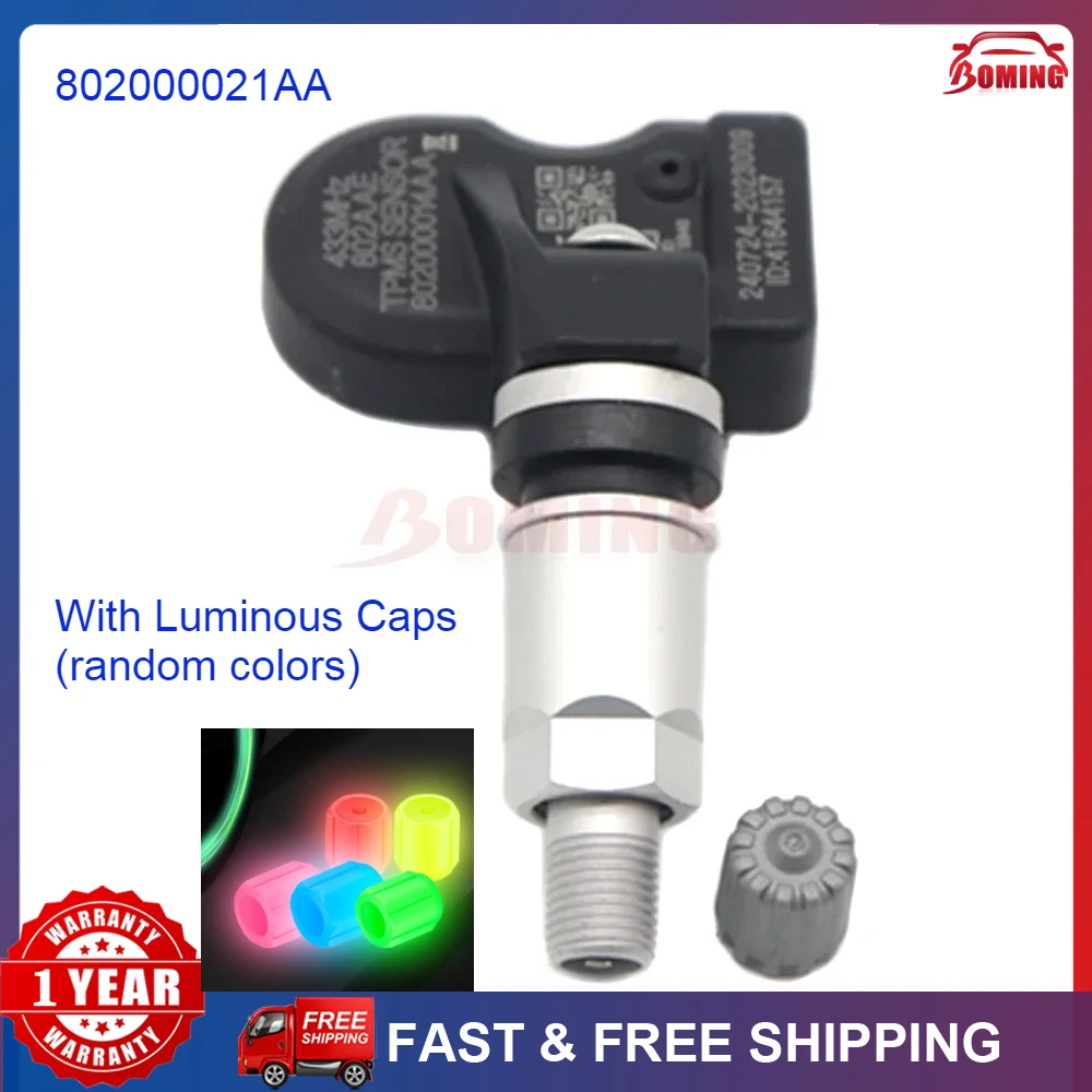 

Новый автомобильный датчик контроля давления в шинах для EXEED TX TXL VX Lingyun Lanyue 2019-2024 433 МГц TPMS 802000014AA 80200-0014AA