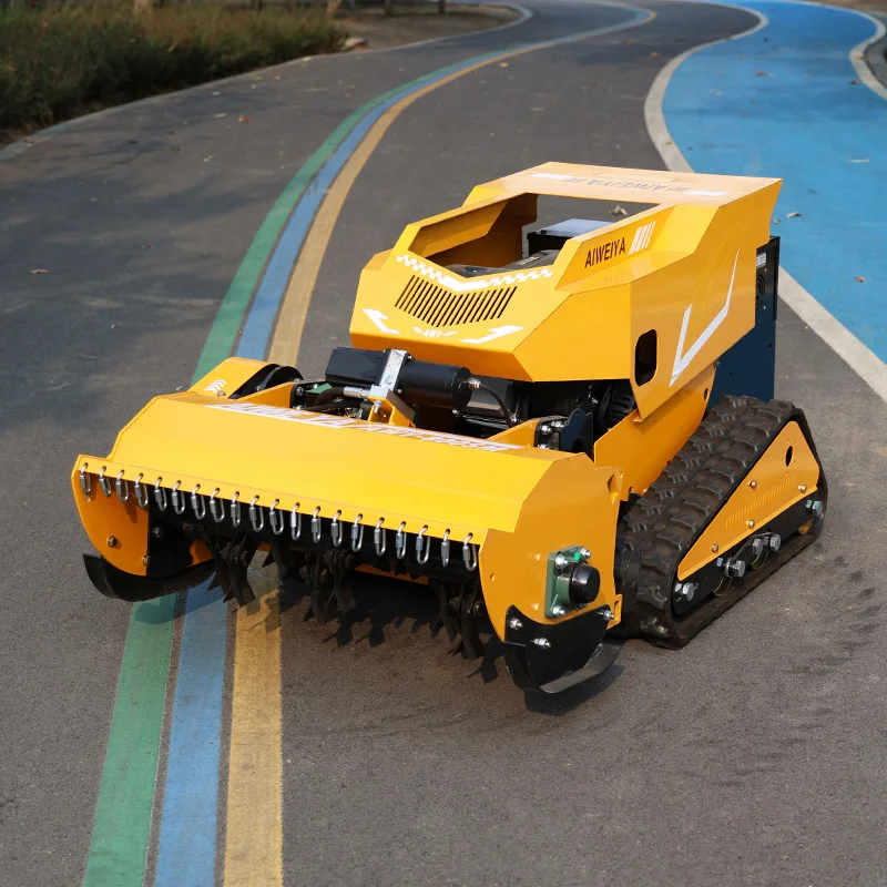 Customized Agricultural Flail Lawn Mower - EPA CE Certified Remote Control Cordless Weeder Brushcutter Mowing Robot