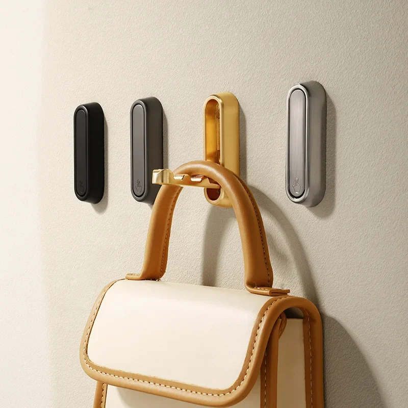 4Pcs Folding Wall Hook Towel Coat Hook stainless Hook for Home and decoration Kitchen Bathroom Matte Towel Hanger storage
