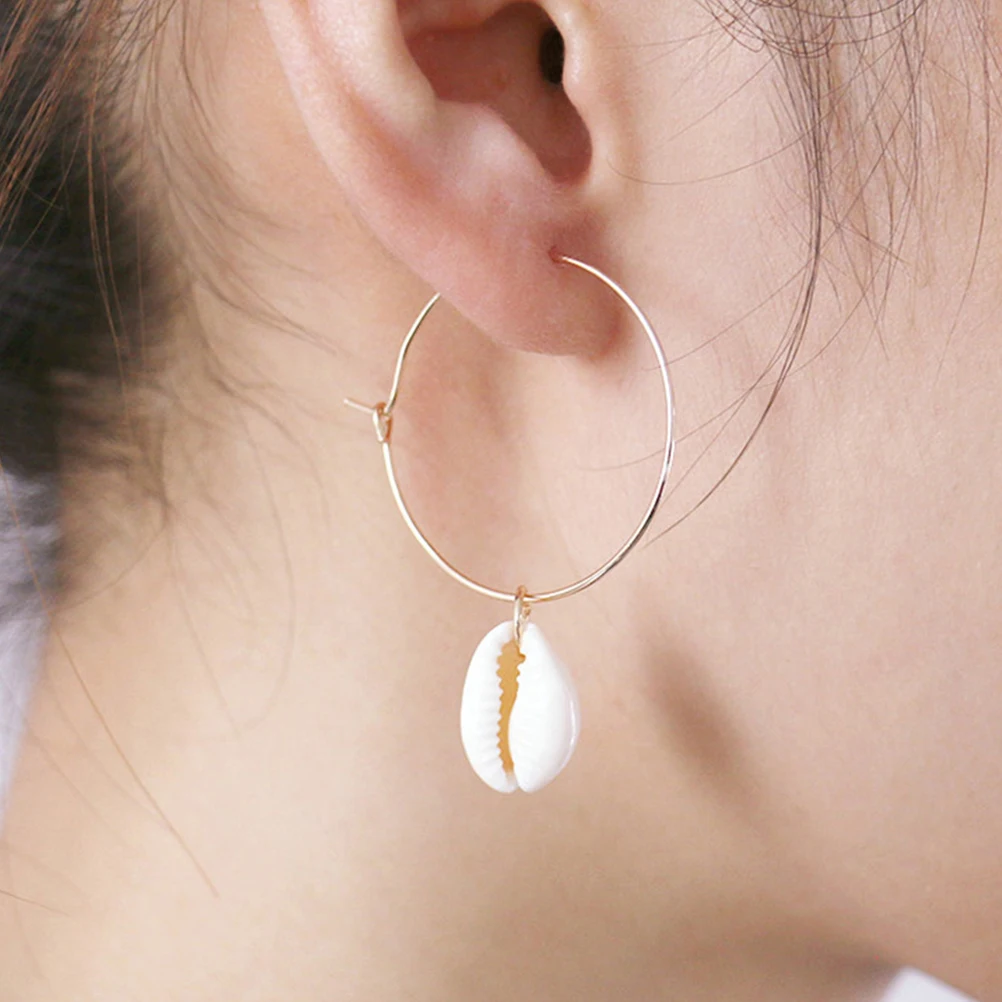 

40Pcs Creative 22mm Irregular Shell Pendant Charms Conch Style DIY Necklace Jewelry Making Charm for Bracelet Earring