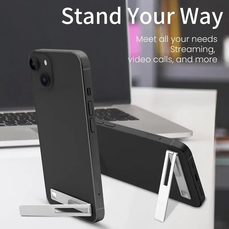 

Phone Case Kickstand Multi-angle Cellphone Stand Non-slip Kickstand for Phone Case Vertical Horizontal Foldable Cellphone Holder