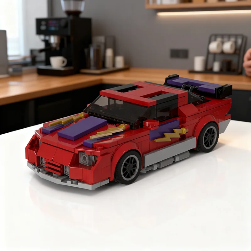 421pcs MOC M A S K Thunderhawk 8wide City Champions Model Building Blocks Architecture Toys Christmas Gifts Education Kids Toy