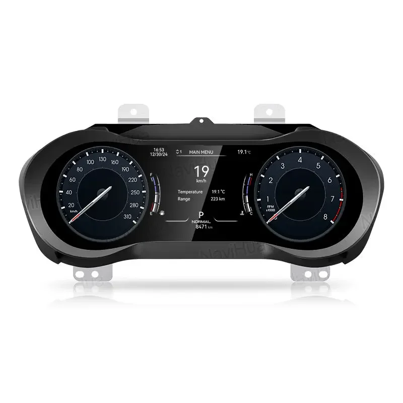 New Design 12.3'' Digital Cluster Virtual Cockpit Linux Dashboard LCD Instrument Auto Accessories For Maserati Ghibli 2013-2023