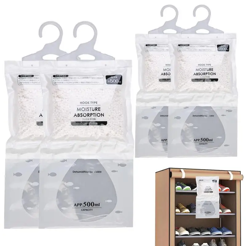 Household Hanging Wardrobe Desiccant Dehumidification Bag Room Dehumidifier Wardrobe Hygroscopic Bag for Closet Wardrobes