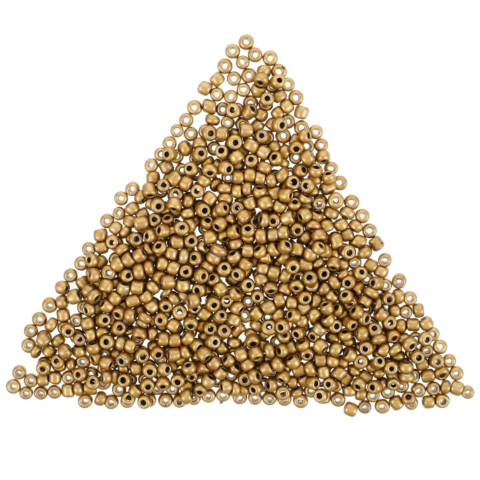 

5000Pcs Glass Seed Beads Small Golden Loose Spacer Beads 3Mm for DIY Bracelet Necklace Jewelry Craft Supplies Bead