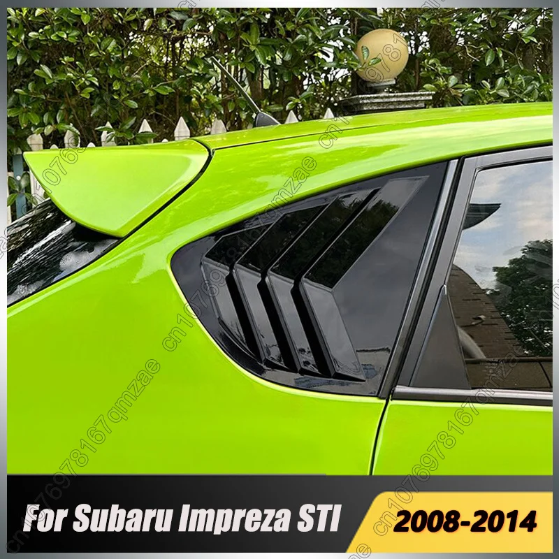 For Subaru Impreza GRB WRX STI 2008-2014 Hatchback Car Styling Rear Window Louvers  Rear Triangle Window Shade Spoiler Body Kits