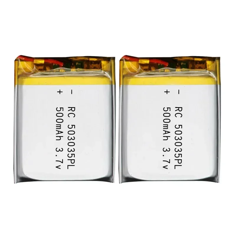 New 503035 500mAh 3.7V Lithium Polymer Battery Li po ion Lipo Rechargeable Batteries for MP3 GPS DVD Navigationtion