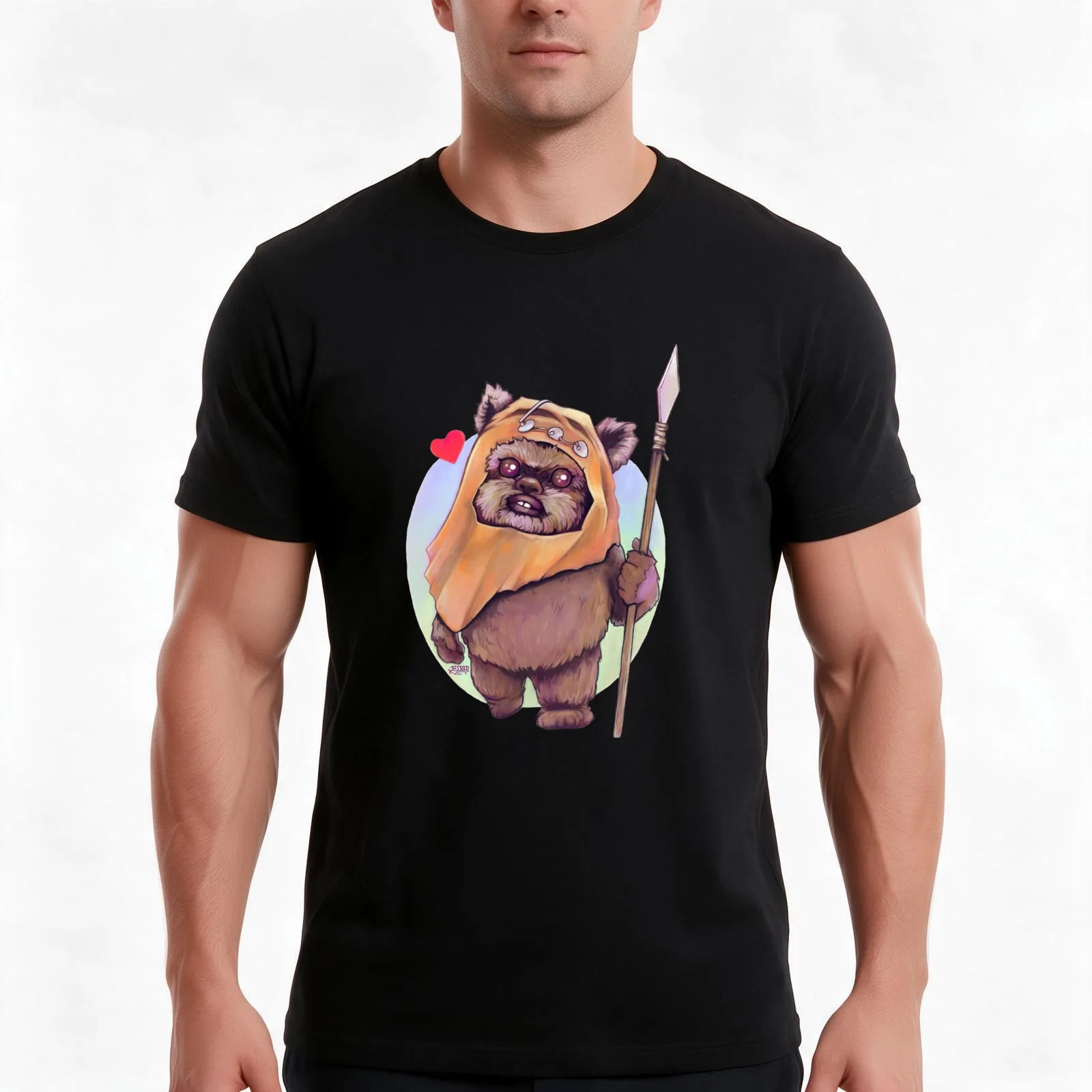 Wicket T-Shirt, Summer Casual Cotton Tee, Oversized Streetwear Tops, Vintage Graphic Print, Loose Fit Short Sleeve, 100% Cotton