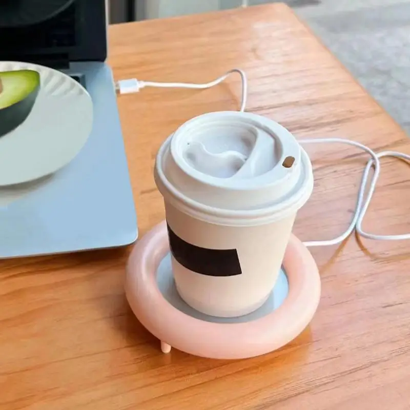 Cup Warmers For Hot Drinks USB Intelligent Heating Cup Mat Milk Bottle Constant Temp Heating Mat Coffee Mug Warming Pads