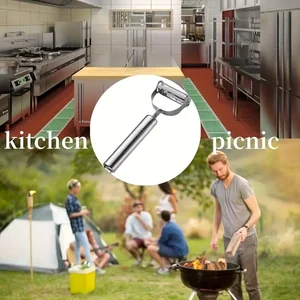 Multifunktionales Gemüse aus Edelstahl, doppeltes, langlebig, Kartoffelschneider, Haushaltsbärmer, Karottenpeak 12 Hauptverkaufskartoffel -Reifen -Chips - №10