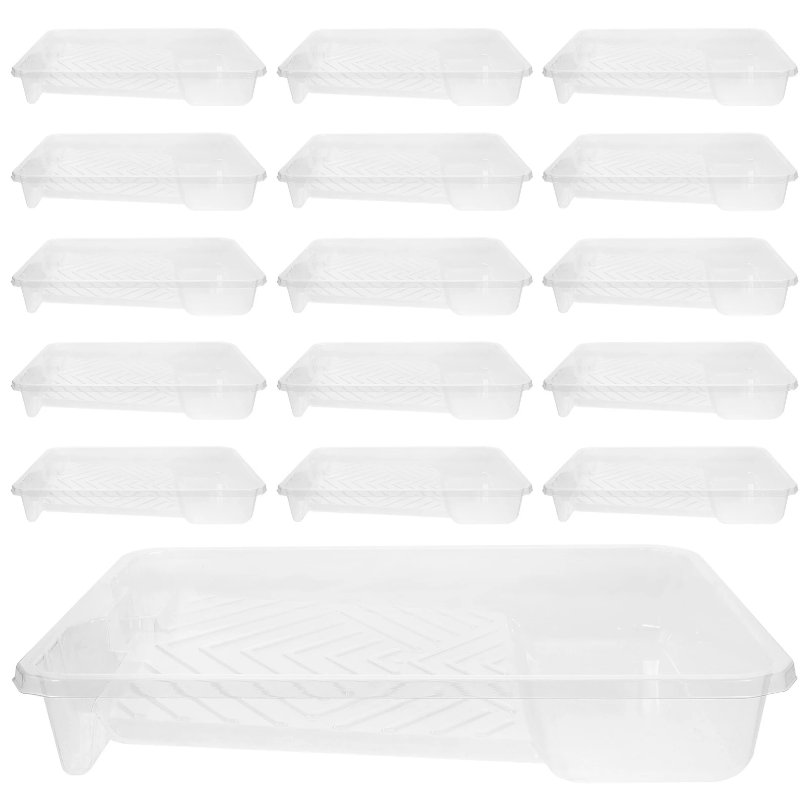 

6pcs Inch Disposable Paint Paint Holder Trays Trays Liners Plastic Painting Tray Pan Holder Roller Tool Supplies
