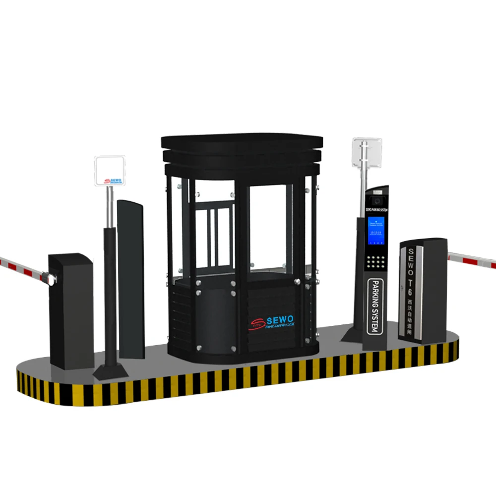 

SEWO High Quality Parking System with License Plate Recognition RFID Barrier Gate for Commercial Lot Entrance Control