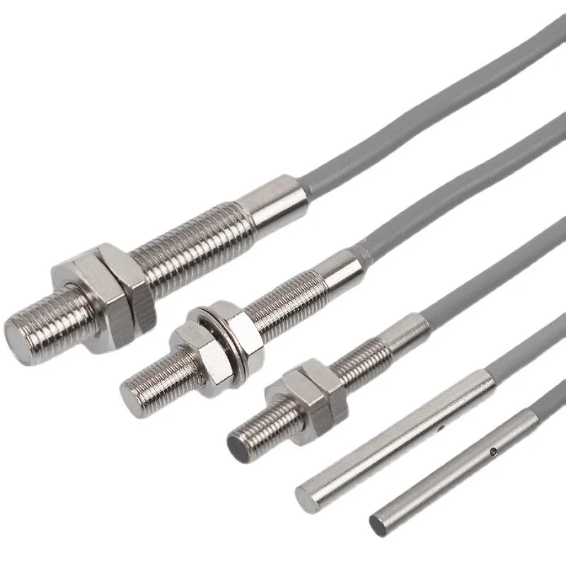 1 Pc Miniature Metal Inductive Proximity Switch M3/M4/M5/M6 3-Wire Approach Sensor With 2m Cable φ3/4/6/6.5 PNP NPN NO NC