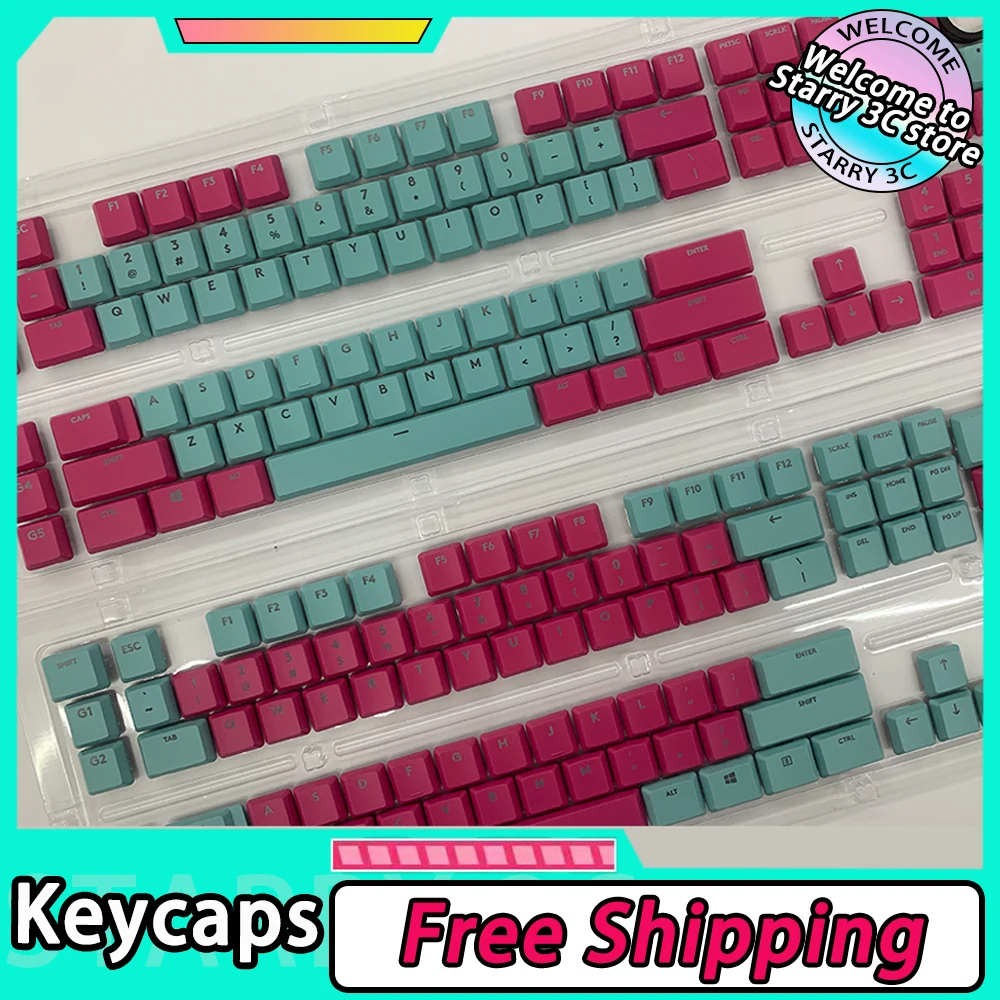 For Logitech G913tkl 813 G915tkl G915 G815 Keyboard Keycaps Set 111 Full Keys Replacement Keycap DIY Colored Keycaps With Bags