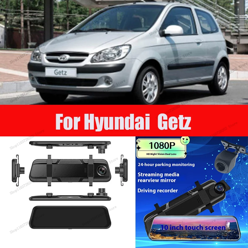 

For Hyundai Getz 4K WIFI GPS Car Dvr Mirror Dash CamDual Lens Dashcam Drive Recorder Stream RearView Mirror IPS Screen Camera