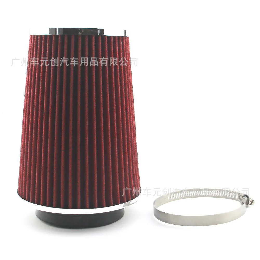 

Car modified high-flow intake mushroom head, universal washable vehicle filter bellows 76MM