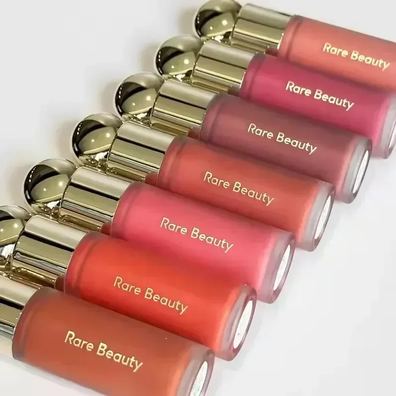 New Fashion ROSE BEAUTY Polvere fissante con fard liquido a specchio Idratante Smalto labbra impermeabile a doppio uso Rouge Trucco liscio