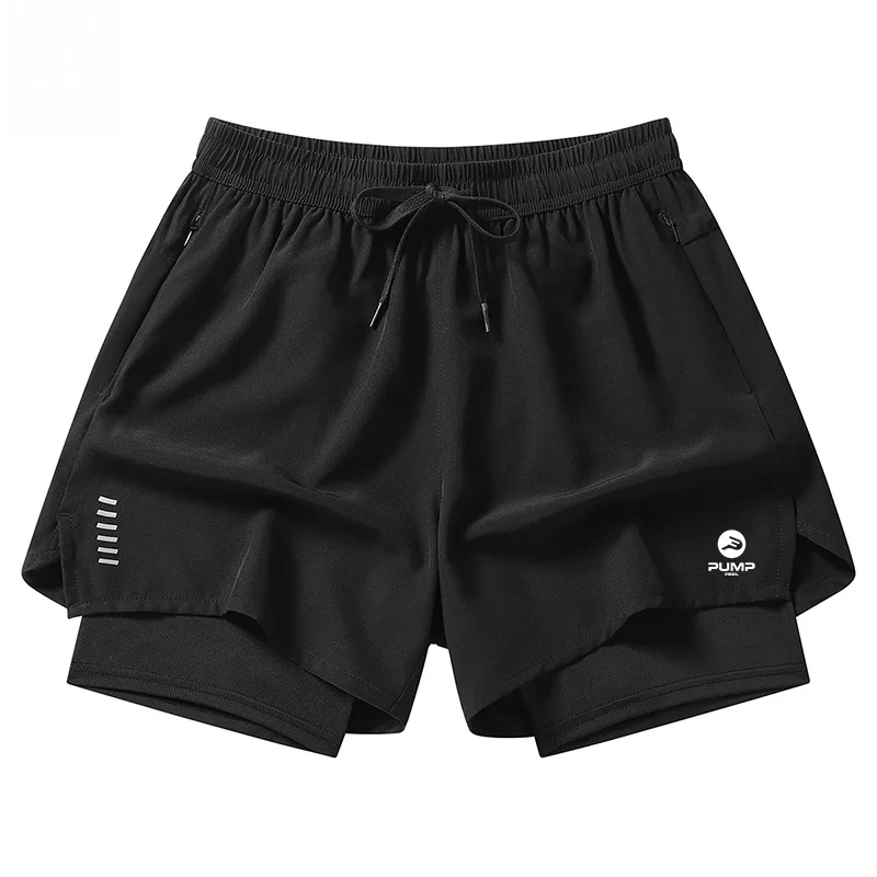 

Мужские повседневные тренировочные шорты PUMPFEEL: быстросохнущие, дышащие, длиной три четверти, в этническом стиле, для фитнеса и бега